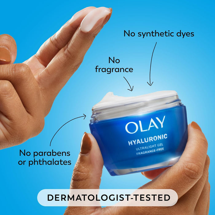 lightweight gel texture that absorbs quickly without sticky or tacky residue