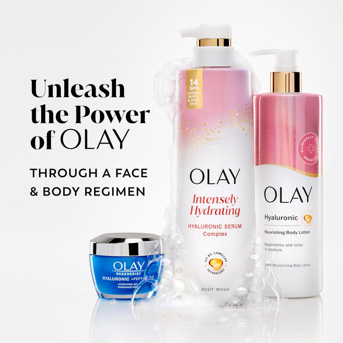 Olay Body Wash for Women – Mindful Self-Care Shower Experience with Vitamin B3 Complex