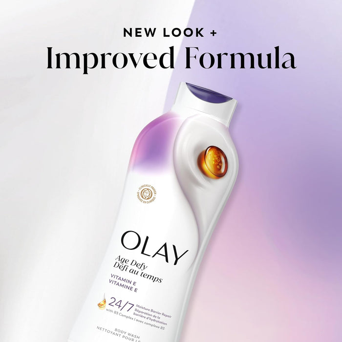 Olay Moisturizing Body Cleanser – Wind-Down Wellness Routine with 24-Hour Hydration (Argan Oil)