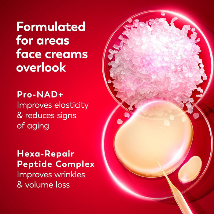 fragrance-free and non-greasy gel formula suitable for sensitive, dry, oily, and mature skin