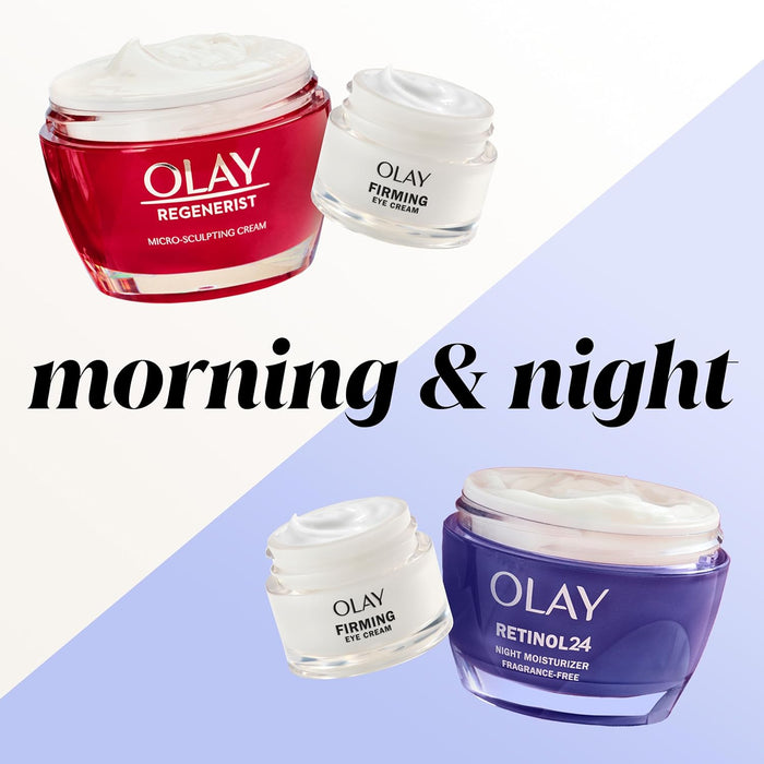 Olay Regenerist Firming Eye Cream – Calming Nighttime Treatment to Reduce Wrinkles & Puffiness