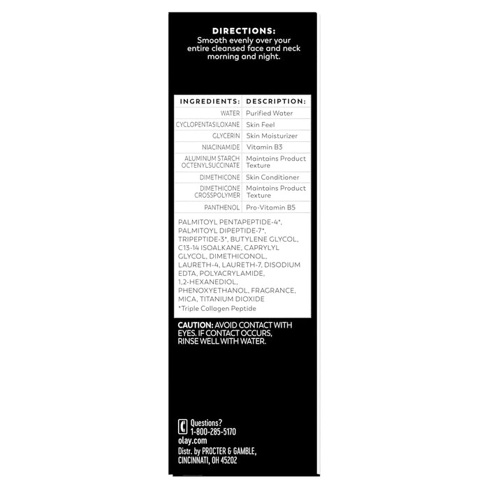 Olay Regenerist Triple Collagen Serum – Restorative Nighttime Wellness Routine