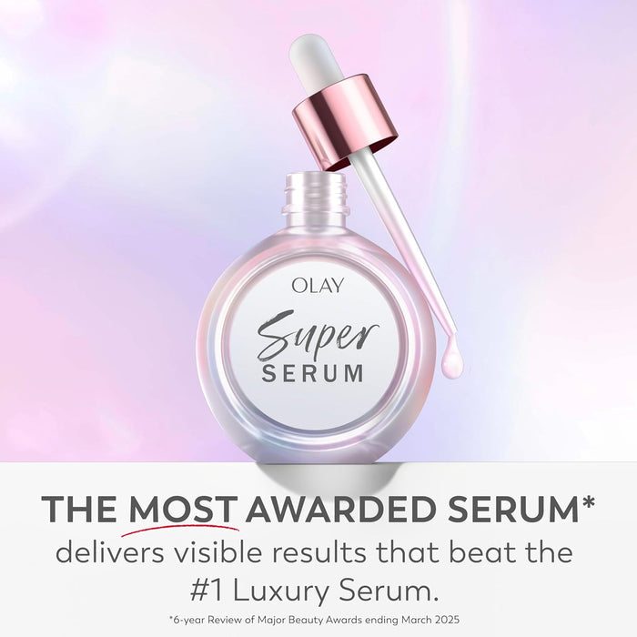Olay Super Serum 0.4 oz – Streamlined Niacinamide Vitamin C Treatment for the Intentional Minimalist Vanity