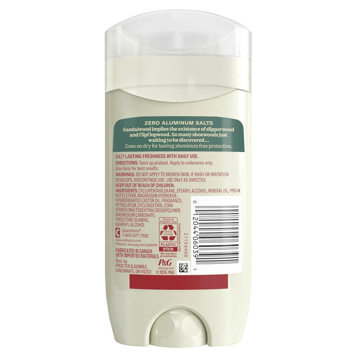 Old Spice Aluminum Free Deodorant for Men Clean Simple Two Scent Grooming Essential