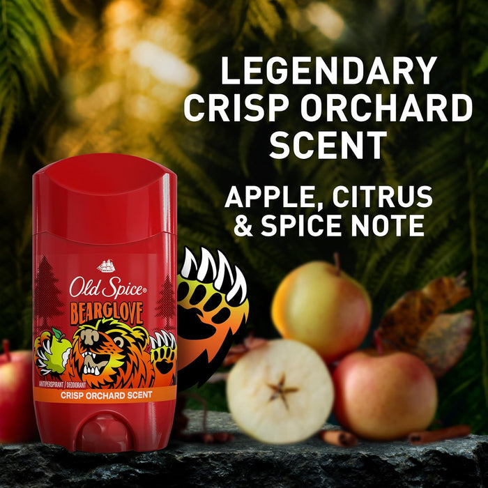 Old Spice Invisible Solid Deodorant – Camping and Hiking Freshness Companion, Long-Lasting Bearglove