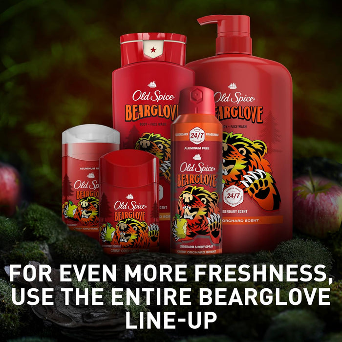 Old Spice Invisible Solid Deodorant – Camping and Hiking Freshness Companion, Long-Lasting Bearglove