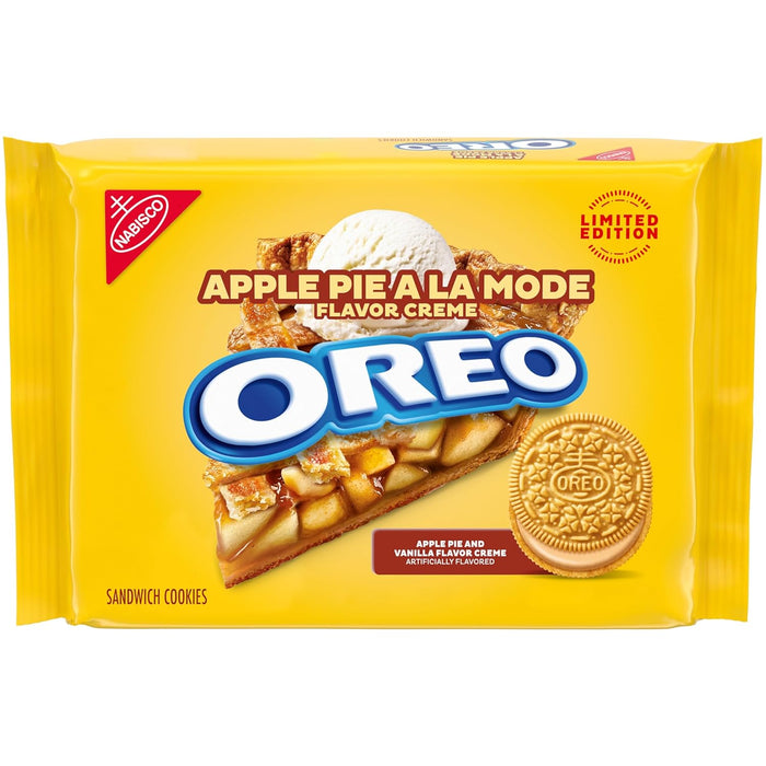 apple pie and vanilla ice cream-flavored creme filling