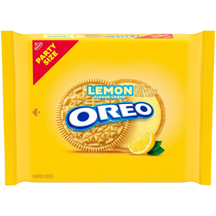 lemon-flavored creme filling sandwiched between golden vanilla wafers