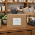box of 20 tealights on a counter in a shop