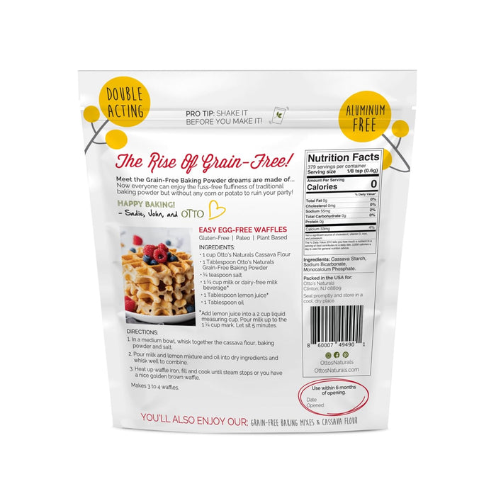 double-acting rise action for higher, fluffier bakes