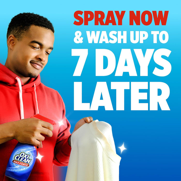 up to 7-day pre-treat window after spraying before washing
