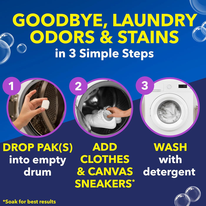 OxiClean Odor Blasters Power Paks – Time-Saving Laundry Booster for Busy Professional Wardrobes, 24 Ct