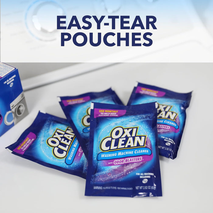 oxiclean-powered cleaning action for drum and internal components