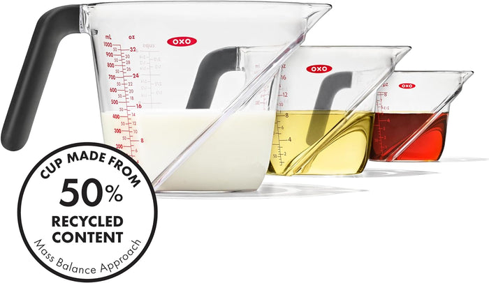 top-rack dishwasher safe with a generous pour spout for drip-free transfer