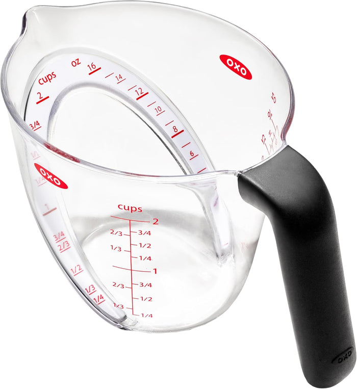 patented angled measurement surface readable from above