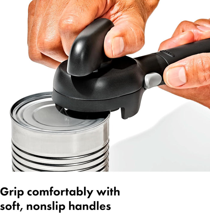 soft-grip knob and non-slip ergonomic handles