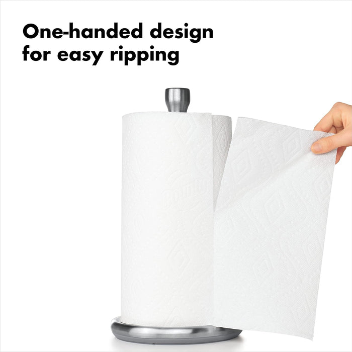 built-in carrying knob for room-to-room portability
