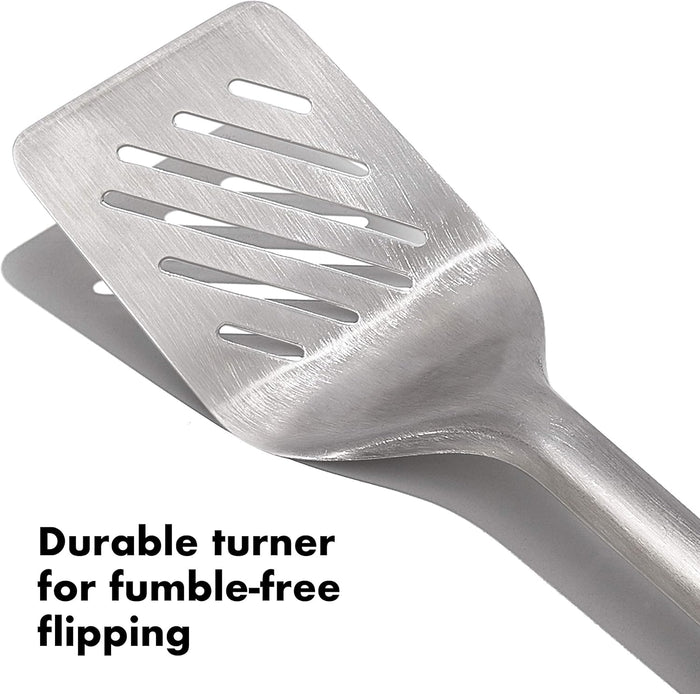 built-in bottle opener integrated into the tongs