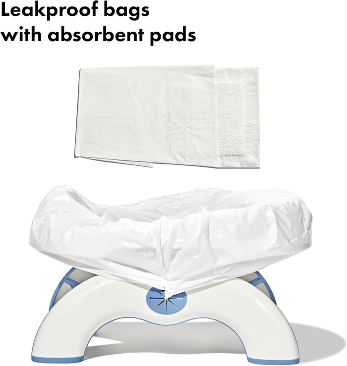 150ml capacity per bag sized for toddler output