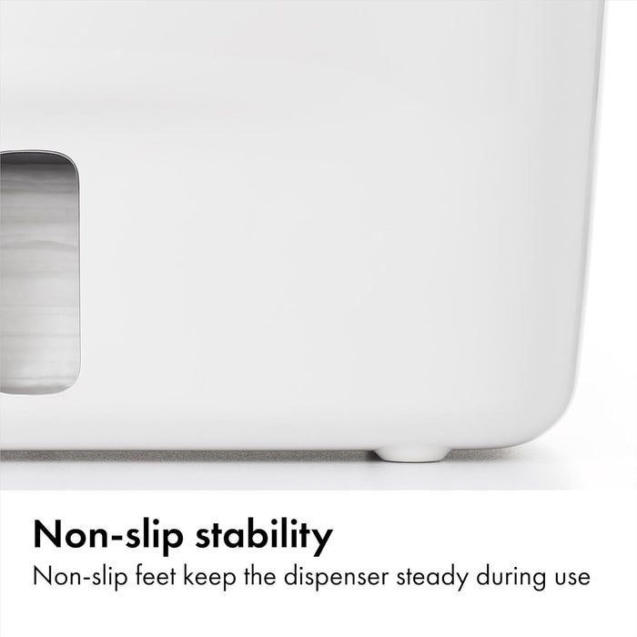 bpa-free, pvc-free, and phthalate-free materials with 5 color variants (pink, navy, gray, dusk, blossom)