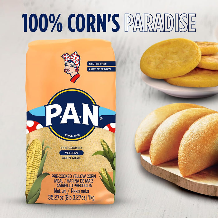 P.A.N. Yellow Corn Meal – Wholesome Corn Flour for Mindful Gluten-Free Cooking at Home