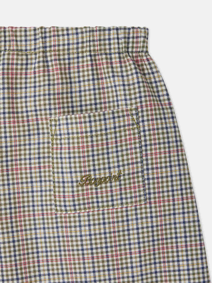 Pantalon bébé Dandy à carreaux en coton biologique