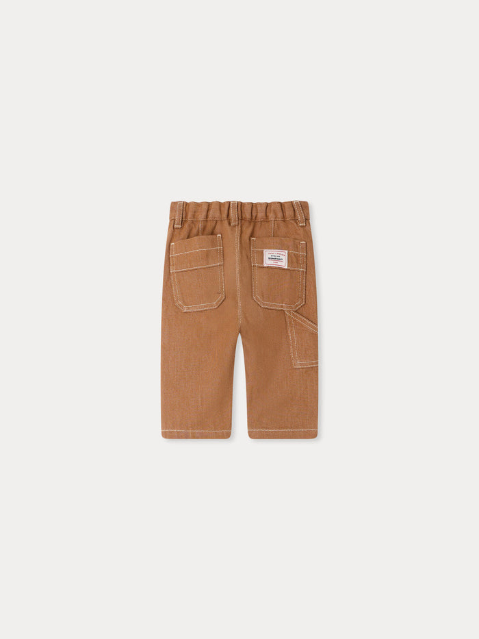 Pantalon denim Gaspar en coton biologique