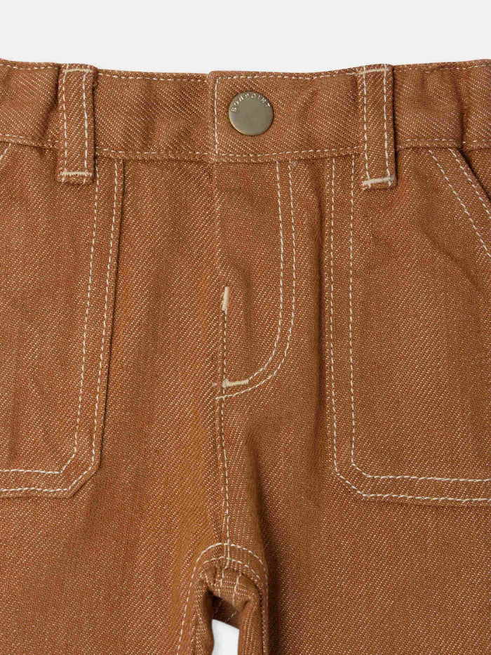 Pantalon denim Gaspar en coton biologique