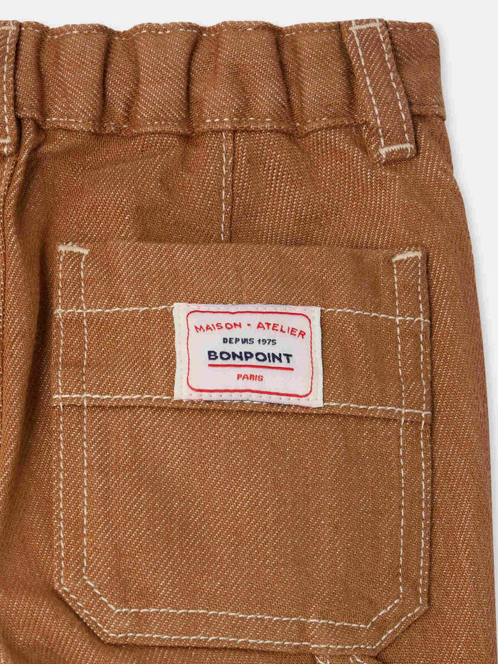 Pantalon denim Gaspar en coton biologique