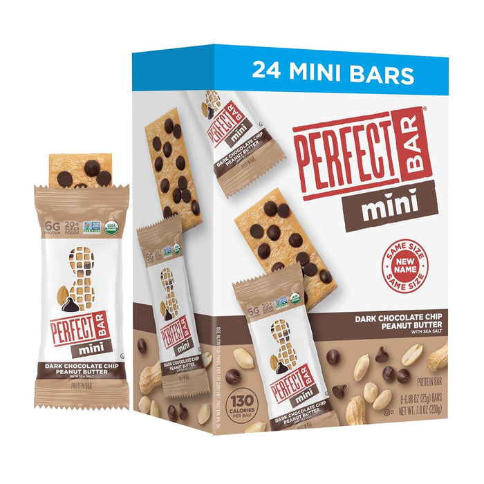 0.88 oz mini bar format with 6g whole food protein and 130 calories per serving