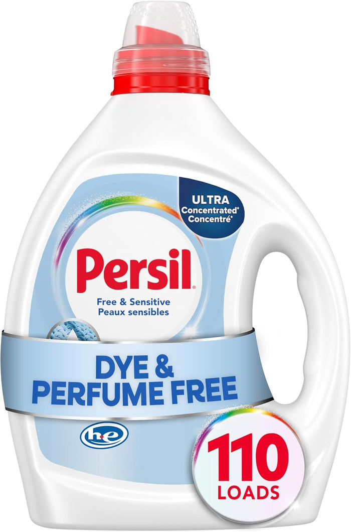 hypoallergenic, dye-free and perfume-free liquid formula