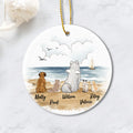 Pet Ornament - Personalized Dog Cat Ornament - circle