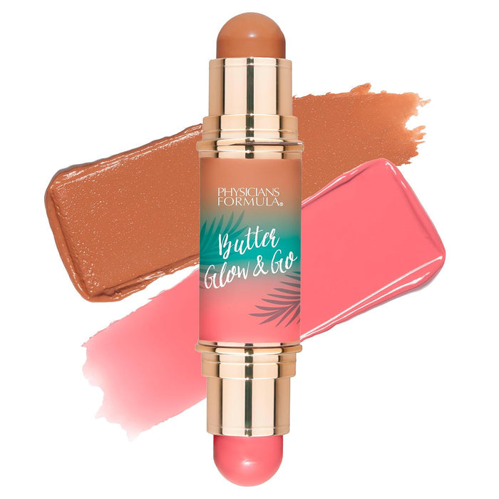 dual-ended stick with two complementary shades in one tube