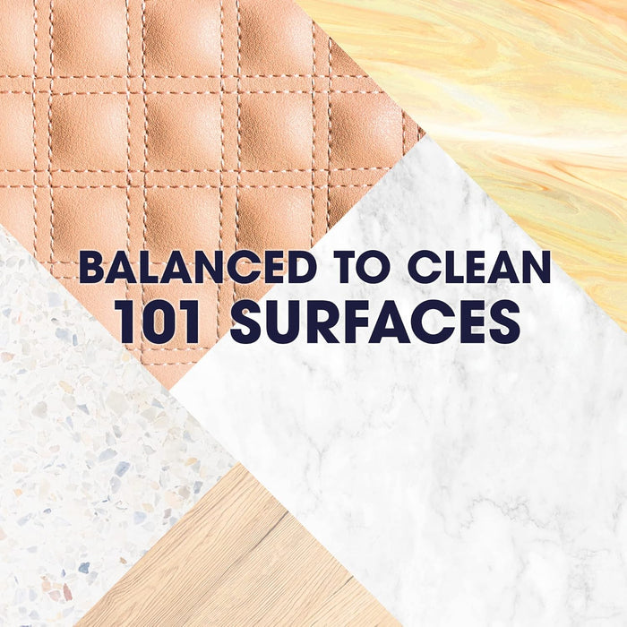 Pledge Multisurface Cleaning Wipes – Less-Is-More Cabinet Reset, pH-Balanced Daily Use