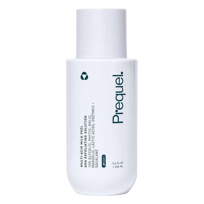 15% glycolic acid as primary exfoliant with supporting lactic, malic, mandelic, and phytic acids