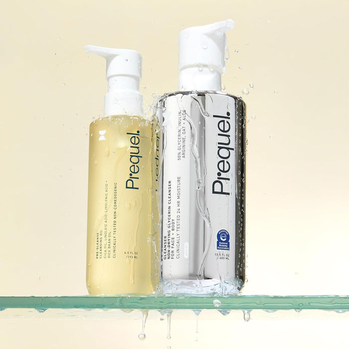 designed as step-one of the prequel double-cleansing system, pairing with prequel gleanser