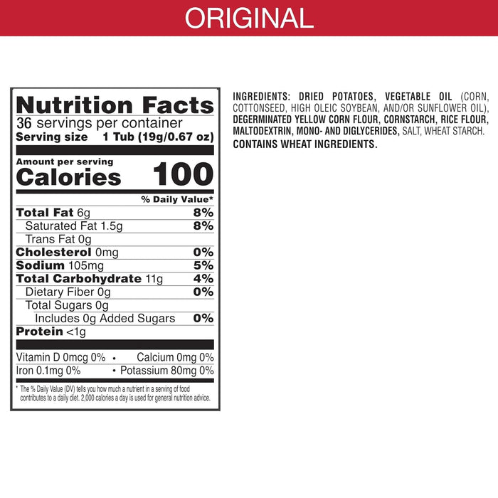 original salted potato crisp seasoning edge to edge