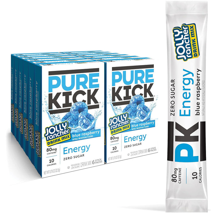 80 mg caffeine per stick from caffeine plus guarana seed extract