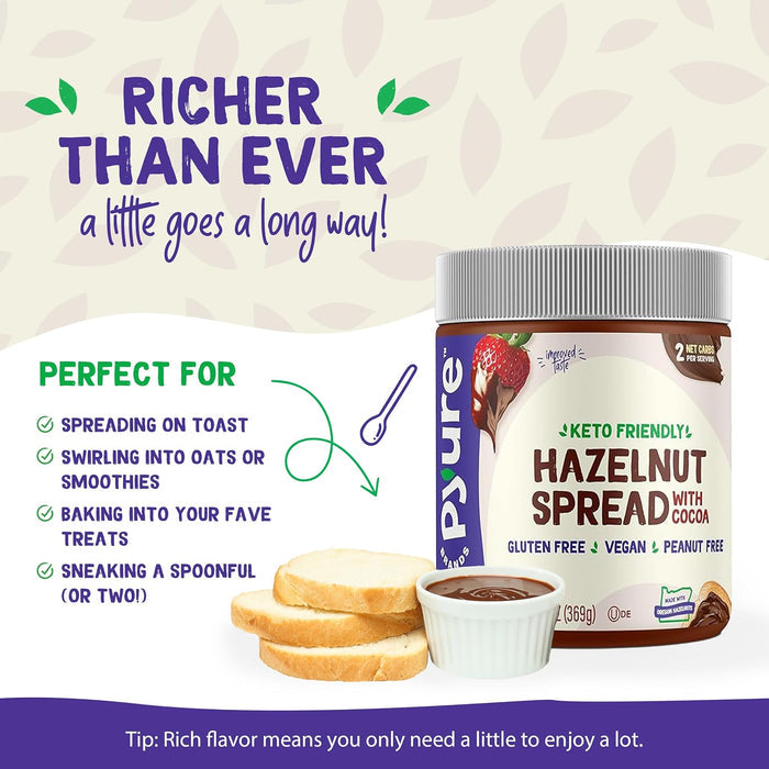 oregon-grown premium hazelnuts as the primary ingredient