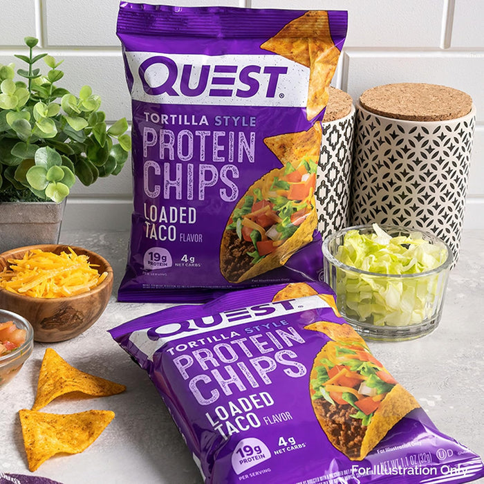 Quest Nutrition Chili Lime Protein Tortilla Chips – Portable High Protein Snack for Camping and Hiking