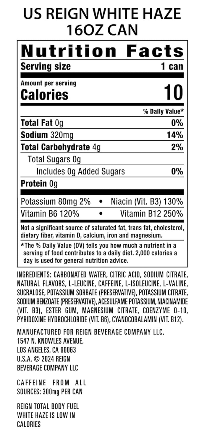 marketed as total body fuel (fitness performance positioning)