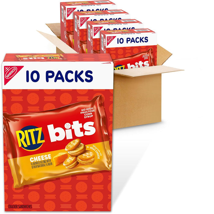 40 individually wrapped 1-oz single-serve snack packs across 4 boxes