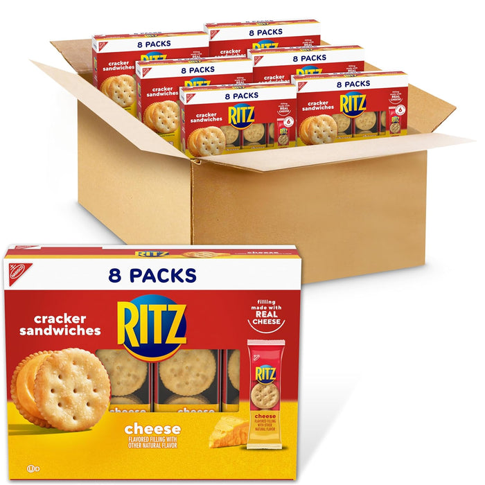 48 individually wrapped snack packs (6 boxes of 8 packs)