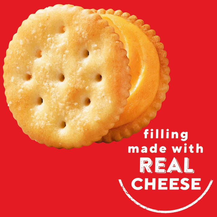 RITZ Cheese Sandwich Crackers – Care Package Snack Gift for College Students and Dorms, 48 Packs