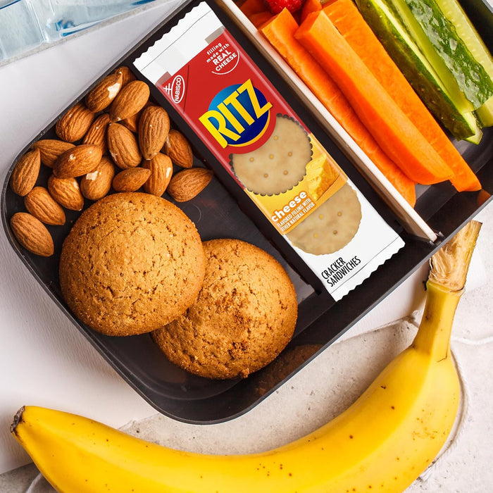 RITZ Cheese Sandwich Crackers – Care Package Snack Gift for College Students and Dorms, 48 Packs