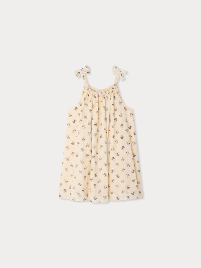 Robe Eloise en voile de coton dobby biologique