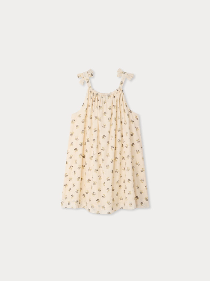 Robe Eloise en voile de coton dobby biologique