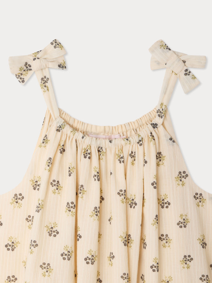 Robe Eloise en voile de coton dobby biologique
