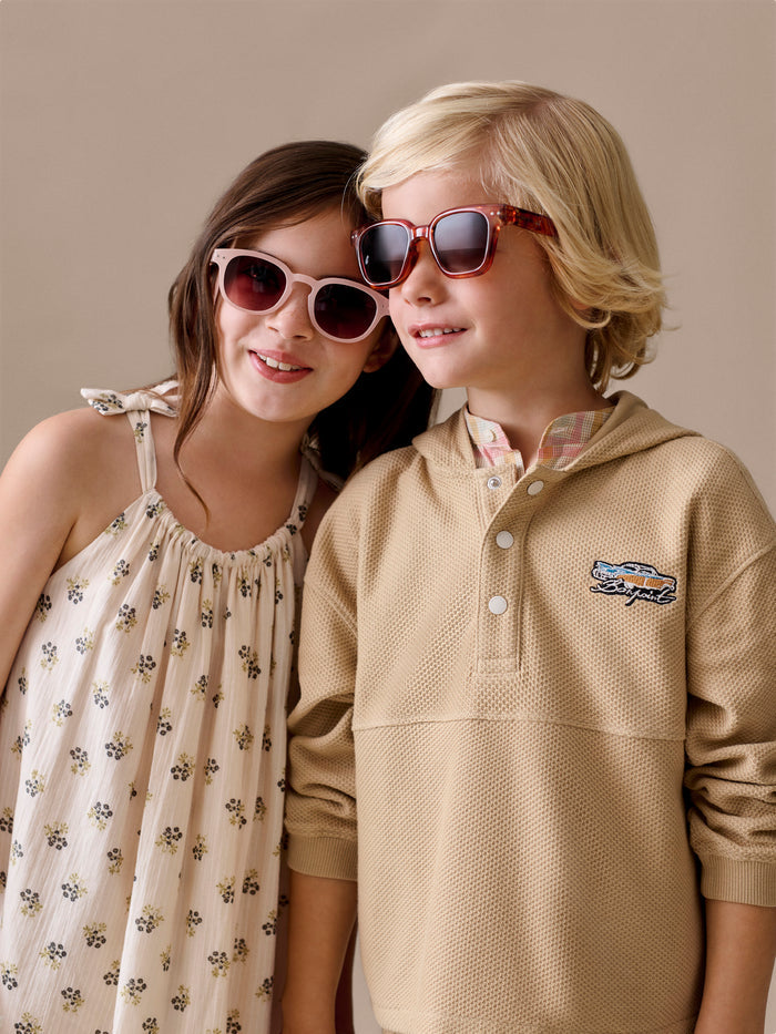 Robe Eloise en voile de coton dobby biologique