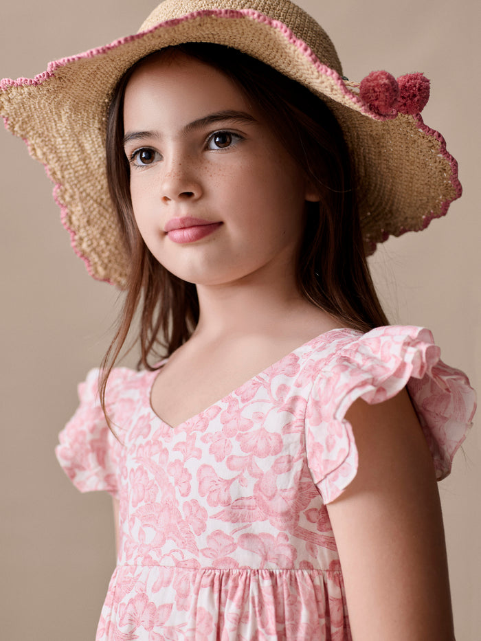Robe Galantine en voile de coton biologique